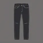 dark gray jeans image